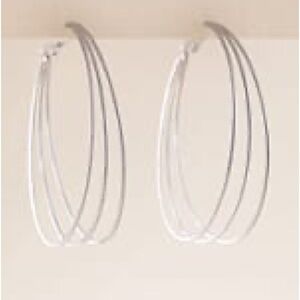 Silver Multi-Hoop Women’s Earrings
